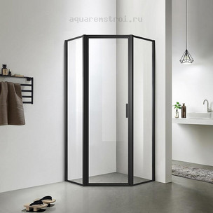 Душевой уголок Azario Richmond L AZ-NAG3231 1000 black 100х100 см