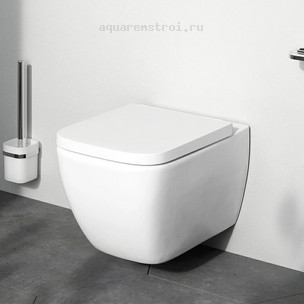 Унитаз подвесной с сиденьем микролифт AM.PM Gem FlashClean C901701SC