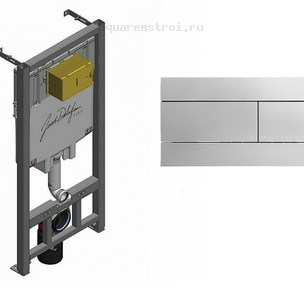Инсталляция для подвесного унитаза Jacob Delafon E29025-NF+E4316-CP