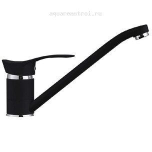 Смеситель для кухни EvaGold EG400042 цвет черный матовый