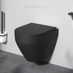 Унитаз подвесной с сиденьем микролифт AM.PM Spirit V2.0 C701700MBSC