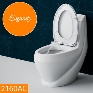 Унитаз-моноблок с сиденьем микролифт Laguraty 2160AС