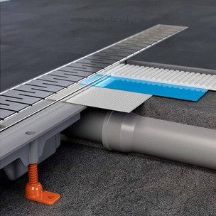 Душевой лоток Azario Medium AZ-CH 450 MN с перфорированной решеткой 45 см