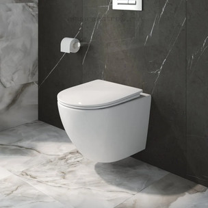 Унитаз подвесной с сиденьем микролифт BelBagno Uno-Tor BB5177CH-TOR/SC