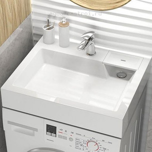 Раковина на стиральную машину Azario CS00078303 цвет белый