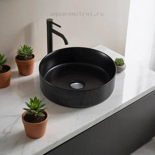 Раковина-чаша Azario Letop AZ-3134-MB <br/>цвет черный
