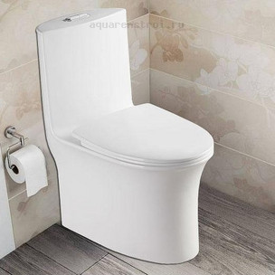 Унитаз-компакт с бачком и сиденьем микролифт Azario Luna AZ-1037