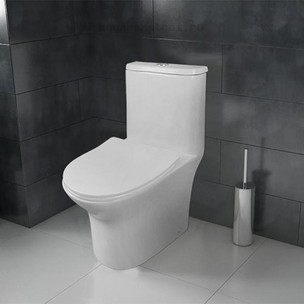 Унитаз-моноблок с сиденьем микролифт Azario Sente AZ-8614