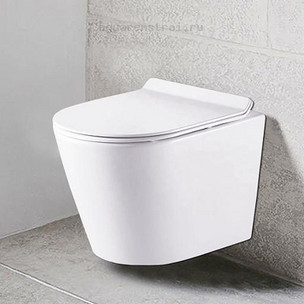 Унитаз подвесной с сиденьем микролифт Azario Fonti AZ-402W