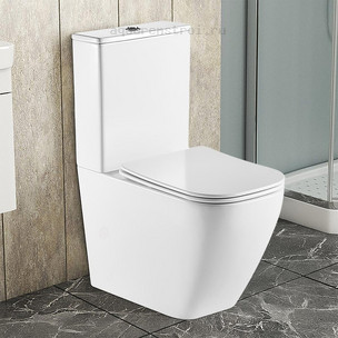 Унитаз-компакт с бачком и сиденьем микролифт Azario Levanto AZ-1228A