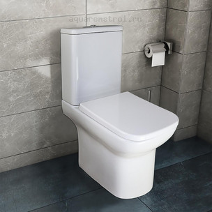 Унитаз-компакт с бачком и сиденьем микролифт Azario Alba AZ-8323
