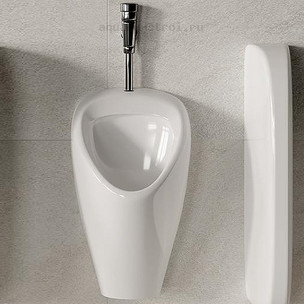 Писсуар подвесной Sanita Luxe Long PS/Long/Mech/WHT.G/S1 цвет белый
