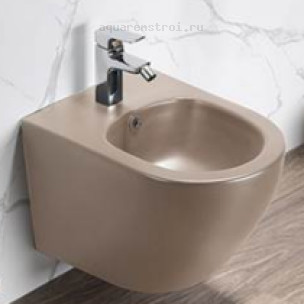 Биде подвесное CeramaLux В2342BDMC цвет капучино