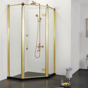 Душевой уголок Azario Ontario 100х100 R AZ-NBB3231 1000 GOLD 100х100 см