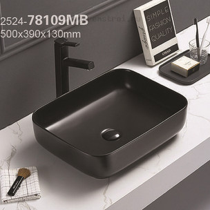 Раковина-чаша Azario 50 AZ-78109MB цвет черный