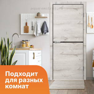 Межкомнатная дверь Flydoors Loft LF02 цвет дуб арктик