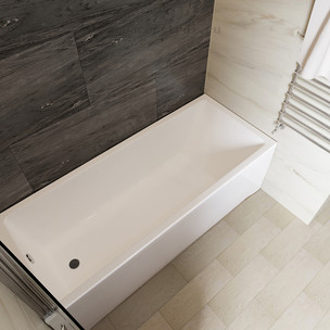Акриловая ванна Triton 1Acreal Palermo Щ0000028758 цвет белый