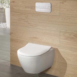 Унитаз подвесной с сиденьем микролифт Villeroy&Boch Subway 2.0 5614R201
