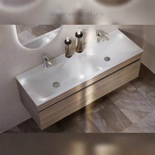 Раковина мебельная Velvex Pulsus 140 rkPUL.140-81 цвет белый