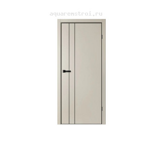 Межкомнатная дверь Flydoors TRINITY GVI TR-02 Айриш (Черная AL)