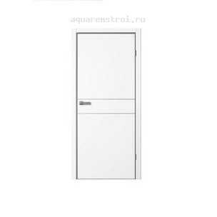 Межкомнатная дверь Flydoors TRINITY GVI TR-03 Арктик  (Черная AL)