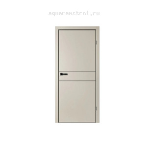 Межкомнатная дверь Flydoors TRINITY GVI TR-03 Айриш (Черная AL)