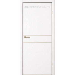 Межкомнатная дверь Flydoors TRINITY GVI TR-03 Арктик  (Шампань AL)
