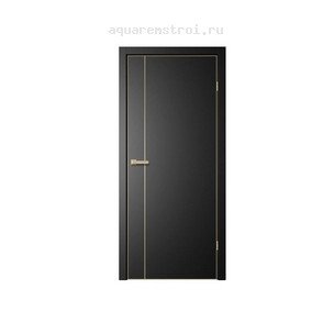 Межкомнатная дверь Flydoors TRINITY GVI TR-04 Титан (Шампань AL)