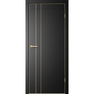 Межкомнатная дверь Flydoors TRINITY GVI TR-04 Титан (Шампань AL)