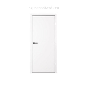 Межкомнатная дверь Flydoors TRINITY GVI TR-05 Арктик  (Черная AL)