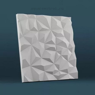 Панель под покраску 3D Скала И2800524 50х50 см