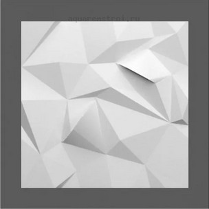 Панель под покраску 3D Frost И2800521 70х70 см