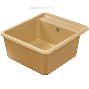 Кухонная мойка Aquaton Беллис 1A724932BS260 57х51 см цвет латте