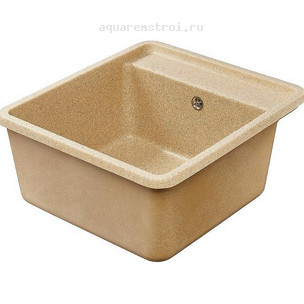 Кухонная мойка Aquaton Беллис 1A724932BS220 57х51 см цвет песочный