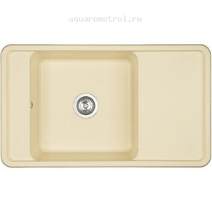 Кухонная мойка Aquaton Беллис 1A724832BS290 87х51 см цвет шампань