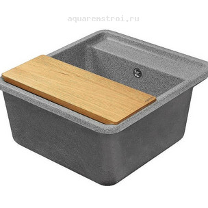 Кухонная мойка Aquaton Беллис 1A724932BS230 57х51 см цвет серый