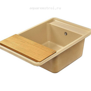Кухонная мойка Aquaton Беллис 1A725032BS260 78х51 см цвет латте