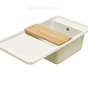 Кухонная мойка Aquaton Беллис 1A725132BS240 97х51 см цвет жемчуг