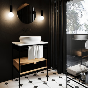 Керамогранит Staro Slim Monocolors Arte Black Matt 91271043 60х120 см (2,88м²)