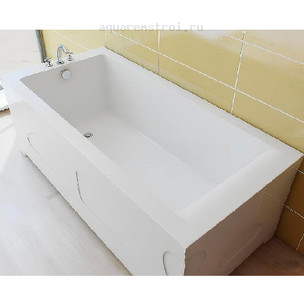 Ванна из искусственного камня Aquanet Bright Stone AQ-00368584 цвет белый