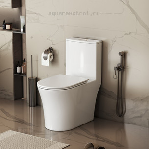 Унитаз-моноблок с сиденьем микролифт Grossman Thin Rim GR-5607SQ