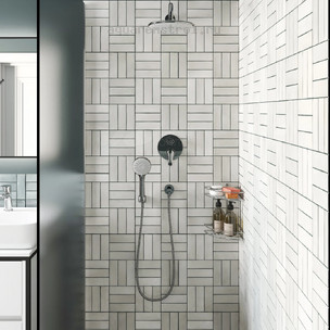 Душевая система Stworki Ларвик P37268-122/1B-1 + 37195-000/1BG-IG11