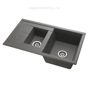 Кухонная мойка Aquaton Делия 1A716232DE230 87х51 см цвет серый