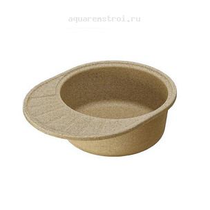 Кухонная мойка Aquaton Чезана 1A711232CS220 56,8х43,7 см цвет песочный