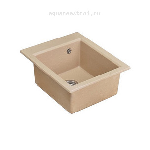 Кухонная мойка Aquaton Линеа 1A732932LW260 43,4х51,7 см цвет латте