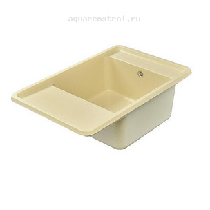 Кухонная мойка Aquaton Беллис 1A725032BS290 78х51 см цвет шампань