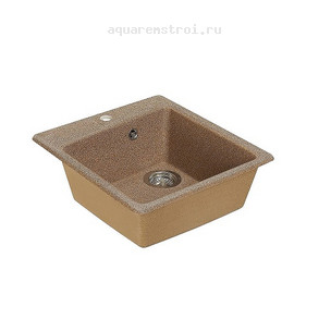 Кухонная мойка Aquaton Парма 1A713032PM270 47х51 см цвет терракотовый
