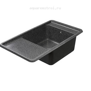 Кухонная мойка Aquaton Беллис 1A724832BS210 87х51 см цвет графит