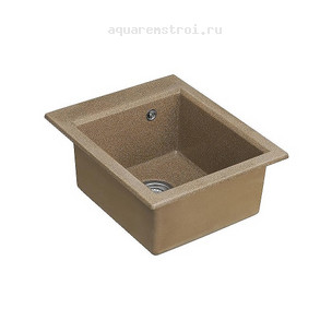 Кухонная мойка Aquaton Линеа 1A732932LW270 43,4х51,7 см цвет терракотовый