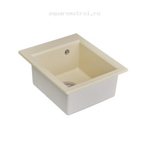 Кухонная мойка Aquaton Линеа 1A732932LW290 43,4х51,7 см цвет шампань